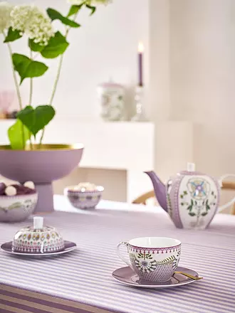 PIP STUDIO | Ensemble de 2 tasses à cappuccino avec soucoupes LILY & LOTUS 280 ml | 